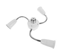 SEWACC Adattatore Flessibile Multi-testa Per Portalampada Convertitore e Prolunga Per Attacco Luce Led Estensione Tubolare Con Base Vite Per Uso Domestico e Illuminazione