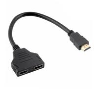 SEWACC Adattatore Video Maschio Doppia per Monitor Doppio Splitter per Tv LCD LED Trasmissione Video e Stabile Compatibile con Computer e Console