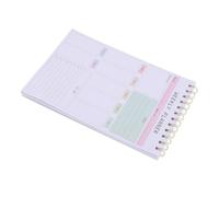 SEWACC Agenda Settimanale Non Datata con Copertina Trasparente Blocco Note Spiralato Portatile per Appunti e Pianificazione Giornaliera Planner Compatto per Casa e Ufficio Carta