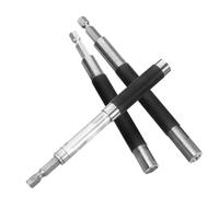 SEWACC Asta Prolunga 3 Pezzi Portapunte Magnete Adattatore Portapunte per Trapano Design Esagonale Prolunga Regolabile per Cacciavite Utensili Magnetici
