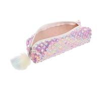 SEWACC Astuccio Portapenne Paillettes Glitterate per Studenti e Studentesse, Organizer per Cancelleria Rosa Cerniera Liscia, Custodia Portamatite Decorativa e Resistente per Scuola e Uso
