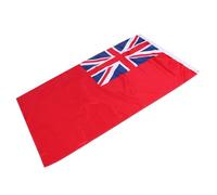 SEWACC Bandiera Marittima Mercantile Britannica Red Ensign per Yacht e Barche a Vela, Design Distintivo e Robusto, Conforme Agli Standard Internazionali, Facile da Installare e Pulire,