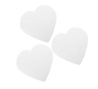 SEWACC Base in Schiuma a Forma di Cuore per Torta 3 Pezzi 8 Pollici, Manichino per Decorazione Torta Nuziale, Supporto per Progetto Artistico e Feste di Compleanno, Resistente