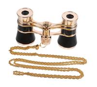 SEWACC Binocolo Da Teatro Mini Per Donna Con Catena, Piccolo Binocolo Portatile Per Concerti e Spettacoli All'aperto, Design Compatto in Ferro Resistente Per Uso Viaggio e Outdoor