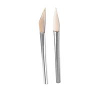 SEWACC Brunitore per Gioielli 2 Pezzi Kit per Lucidatura Gioielli con Strumento di Brunitura Naturale