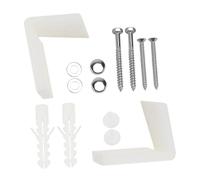 SEWACC Bulloni Fissaggio Sedile Wc Bianco Robuste per Ricambio e Riparazione Sedile Accessori Bagno Facili da Installare Kit Fissaggio per Cerniere Copriwater