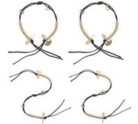 SEWACC Contatore di Perline Buddiste Portatile in Ottone da 2 Pezzi, Dispositivo di Conteggio per Preghiere e Meditazione, Accessorio Fai-da-Te per Braccialetti e Praticanti Buddisti