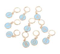 SEWACC Contatore di Righe e Marcatori di Punti in Metallo 10 Pezzi Numerazione a Goccia d'Olio 1.22X0.47 Pollici Scatola Compatta per Maglieria e Uso Manuale