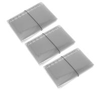 SEWACC Copertina Trasparente per Raccoglitore A6 in Pvc Morbido, Set da 3 Pezzi per Planner e Quaderno Ricaricabile, Organizer Budget Portatile per Ufficio, Scuola e Viaggi