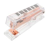 SEWACC Cucitrice Portatile in Acrilico Trasparente Stile Pianoforte, Pinzatrice Manuale da Tavolo per Ufficio, Scuola e Uso Domestico Alta Capacità di Rilegatura