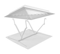 SEWACC Deflettore per Condizionatore D’aria Quadrato 45x45 Cm, Deviatore di Vento per Bocchette Centrali a Soffitto, Compatibile Condizionatori Centrali, Protezione da Vento Diretto