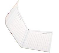 SEWACC Espositore per Unghie 160 Colori Bianco, Scheda Campione Smalto Gel per Manicure Professionale, Libro Mostra Colori per Nail Art Salone Bellezza