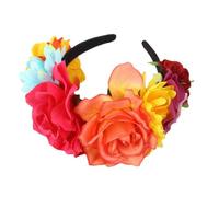 SEWACC Fascia per Chioma da Donna Fiori Artificiali Stile Hawaiano Accessorio Floreale Elegante per Feste Compleanni e Vacanze Decorazione Chioma per Foto e Cerimonie