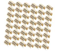 SEWACC Fermacorda Terminale 100Pcs Crimping Making d'oro della Te Crimps Macrame Clip Serrature Chiusura Cilindrica Pieghevole