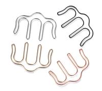 SEWACC Fermaglio per Libro Musicale in Metallo M-shaped, Set da 2 Pezzi Nero, Porta Pagine per Spartiti, Clip Traforata per Lettura Facilitata di Libri di Musica Grandi, Accessorio