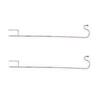 SEWACC Ganci da Giardino in Ferro Antiruggine 2 Pezzi, Ganci da Pastore per Luci Solari e Lanterne, Accessori per Cortile e Decorazioni Esterne, Robusti e Resistenti per Uso All’aperto