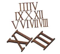 SEWACC Kit Numeri per Orologio da Parete da Te in Nero Accessori Silenziosi per Riparazione e Decorazione Orologio Muro Living