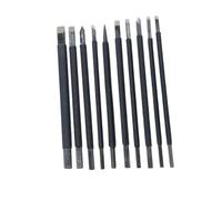 SEWACC Kit Professionale di 10 Pezzi Strumenti per Intaglio in Acciaio al Tungsteno, Strumenti per Incisione e Intaglio a Mano su Pietra, Set per Scultori Principianti e Professionisti