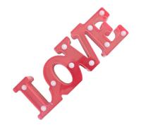 SEWACC Lampada Decorativa LED a Forma di Lettere Love Rossa, Luce D’atmosfera per Camera da Letto e Centrotavola, Segnale Luminoso per Feste e Decorazioni Romantiche