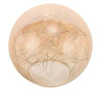 SEWACC Lampadario in Vetro Ømm con Argento Paralume Sostitutivo per Lampade Sospensione Vintage Copertura Elegante e Resistente per Interni