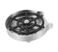 SEWACC Lavabicchieri Automatico in Acciaio Inox con Spruzzatore Multiangolare per e Bar Risciacquo Rapido per Bicchieri Bottiglie e Tazze da Viaggio Pulizia Efficiente con ad Alta
