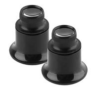 SEWACC Lente d'Ingrandimento Portatile da orologiaio, 2 Pezzi - Lente Ottica 20x - Mini Strumento di ingrandimento Portatile per gioiellieri - d' per la Riparazione di Gioielli e Orologi