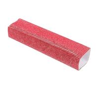 SEWACC Manicotto Per Microfono Palmare Wireless Strass, Copertura Protettiva Per Microfono Portatile Senza Fili, Compatibile Per Spettacoli Teatrali e Canto, Design Glamour Rosso