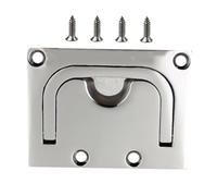 SEWACC Maniglia Incassata per Boccaporto Barca in Acciaio Inossidabile Specchiato Anello Quadrato per Sollevamento Resistente e Facile da Installare per Uso Nautico e Domestico