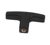 SEWACC Maniglia Plastica Nera Opaca con Filettatura Resistente e Comfort per Valvola Scarico Rv e Maniglia Corda Trazione per Decespugliatore