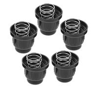 SEWACC Manopola di Controllo Stufa Cappuccio Accenditore a Pulsante, Set 5 Pezzi per Barbecue e attività Outdoor, Molla Integrata, Resistente alle Intemperie, Design Compatto e Leggero