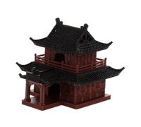 SEWACC Miniatura Padiglione in Stile Antico 6 CM Decorazione per Giardini Giapponesi e Acquari Accessorio Artigianale per Micro Paesaggi e Bonsai