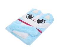 SEWACC Notebook con Copertina Peluche Volpe Morbida e Fluffy Carino per Studenti Taccuino Portatile e Leggero per e Pianificazione