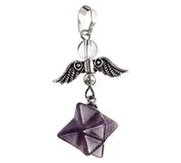 SEWACC Pendente Cristallo Al con Design Dangelo Charm per Creazione Gioielli Decorazione per Collane Braccialetti e Portachiavi Confezione
