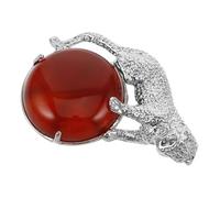 SEWACC Pendente Cristallo Rosso Naturale per Gioielli Charm Unisex per Collane e Bracciali Design e Artigianale per Creazioni Gioielli Personalizzati