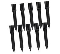 SEWACC Picchetti di Plastica per Lampada da Giardino 10 Pezzi per Illuminazione Esterni Solare, Accessori per Luci Solari da Giardino e Vialetto, Picchetto di Terra ABS Resistente