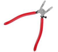 SEWACC Pinze per Vetrate Artistiche e Mosaici da 8 Pollici Ganascia Curva Resistente in Acciaio e Gomma per Taglio Preciso Senza Frammenti, Strumenti Professionali per Lavorazioni