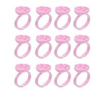 SEWACC Porta Colla per Tatuaggi Anello 100 Pezzi Supporto per Pigmenti Trucco Ciglia Tazze Monouso Leggere e Portatili per Applicazione Ciglia