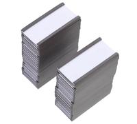 SEWACC Porta Etichette Magnetico 50 Pezzi Morsetto a Clip per Etichette per Gestione Scaffali Magazzino