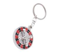 SEWACC Portachiavi in Metallo Girevole Roulette Russa, Ciondolo Decorativo Multiuso Per Borsa e Chiavi, Accessorio Originale Per Festival e Regali