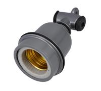 SEWACC Portalampada Ceramica Ottone Alluminio Resistente Intemperie Supporto Base Lampada Sospensione Esterno Vintage Da Te