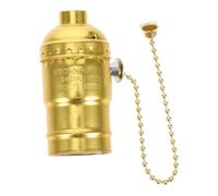 SEWACC Portalampada Con Interruttore Catena Vintage Base Vite in Stile Industriale Per Lampade Diy Compatibile Con Diverse Lampadine Facilità Di Riparazione e Uso Così Semplice