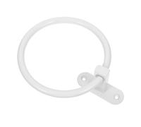 SEWACC Portasciugamani Ad Anello Alluminio Bianco Opaco Supporto da Parete Adesivo per Bagno Anello per Asciugamani Design Minimalista e Resistente Montaggio
