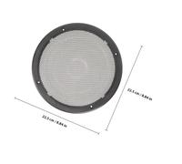 SEWACC Protettiva Sostitutiva per Subwoofer Auto Nero Copertura Decorativa Altoparlante per Audio Veicolare Protezione Facile da Installare e Resistente