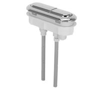 SEWACC Pulsante di Ricambio per Wc Pulsante in Resistente alla Corrosione con Asta Sostituzione Facile per Serbatoio Acqua
