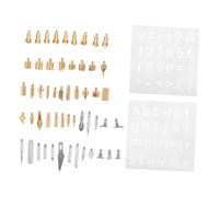 SEWACC Punte Per Pirografia Strumenti Per Intaglio Punte Per Penna Pirografica Strumento Per Incisione Con Stencil Per Progetti Fai Da Te in Legno e Plastica