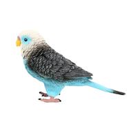 SEWACC Realistico di Pappagallo in Plastica, Giocattolo per Bambini, Decorazione da Tavolo, Decorazione per La Casa (blu)