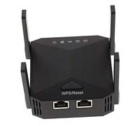 SEWACC Ripetitore Wifi Mbps con Antenne Esterne Amplificatore Wireless Router Repeater Protezione Sicurezza con Pulsante Crittografia Custodia Abs Resistente Copertura