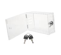SEWACC Scatola Protezione per Termostato con Serratura Custodia Acrilico Trasparente e Compatibile con Termostati Parete e Resistente