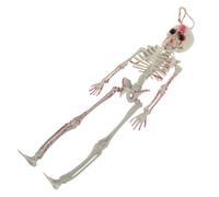 SEWACC Scheletro Halloween Appendibile con Articolazioni Regolabili Decorazione Spaventosa per Feste e Cimiteri Accessorio per Casa Infestata