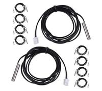 SEWACC Sensore di Temperatura Ntc Sonda Cablata da 1 M, Set 10 Pezzi per Monitoraggio Industriale e Domestico, Resistente Risposta Termica Rapida, Compatto per Spazi Ridotti e Uso